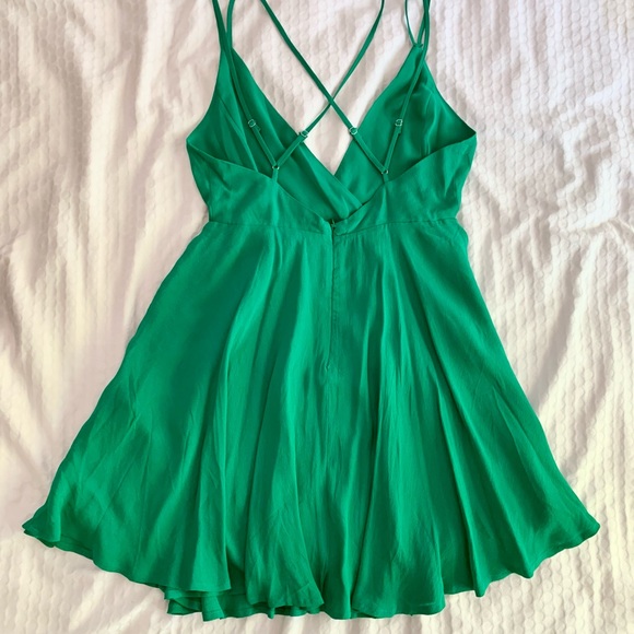 Forever 21 green mini dress - Picture 7 of 7